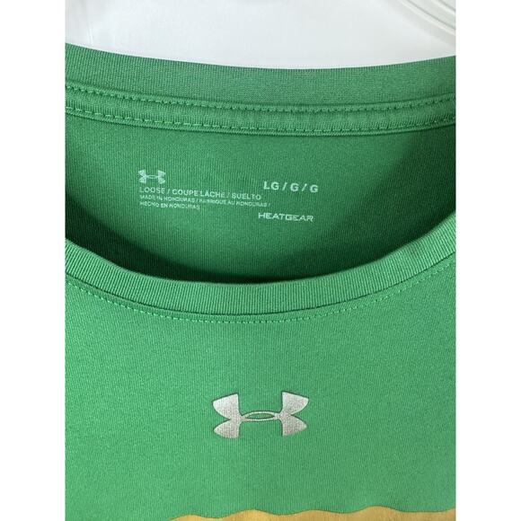 Notre Dame Fighting Irish Under Armour Batting Practice Jersey Large Green6 - Picture 3 of 8